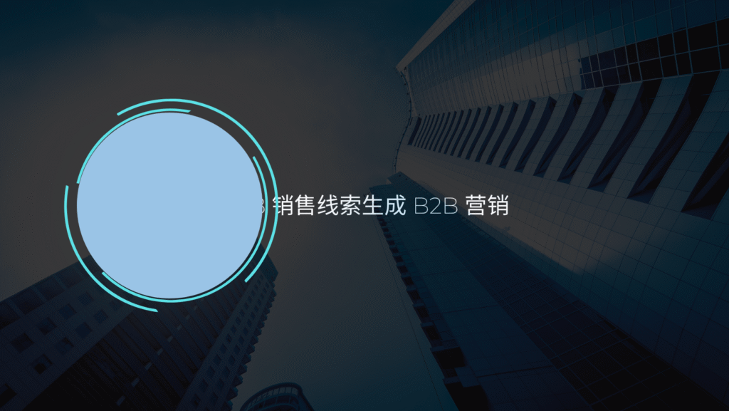 B2B 销售线索生成 B2B 营销